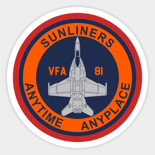 VFA-81 Sunliners - F/A-18 Sticker